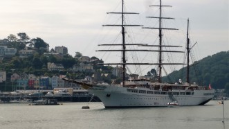 German Cruise Ship in Dartmouth